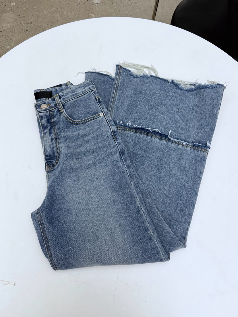 AB韓國直郵㊣女裝新品人氣真品26春夏推薦熱賣職業休閑牛仔褲AB牛仔褲