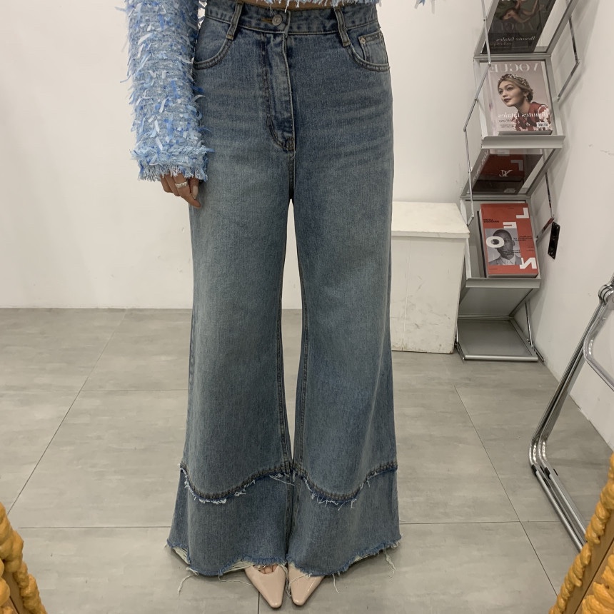 AB韓國直郵㊣女裝新品人氣真品26春夏推薦熱賣職業休閑牛仔褲AB牛仔褲