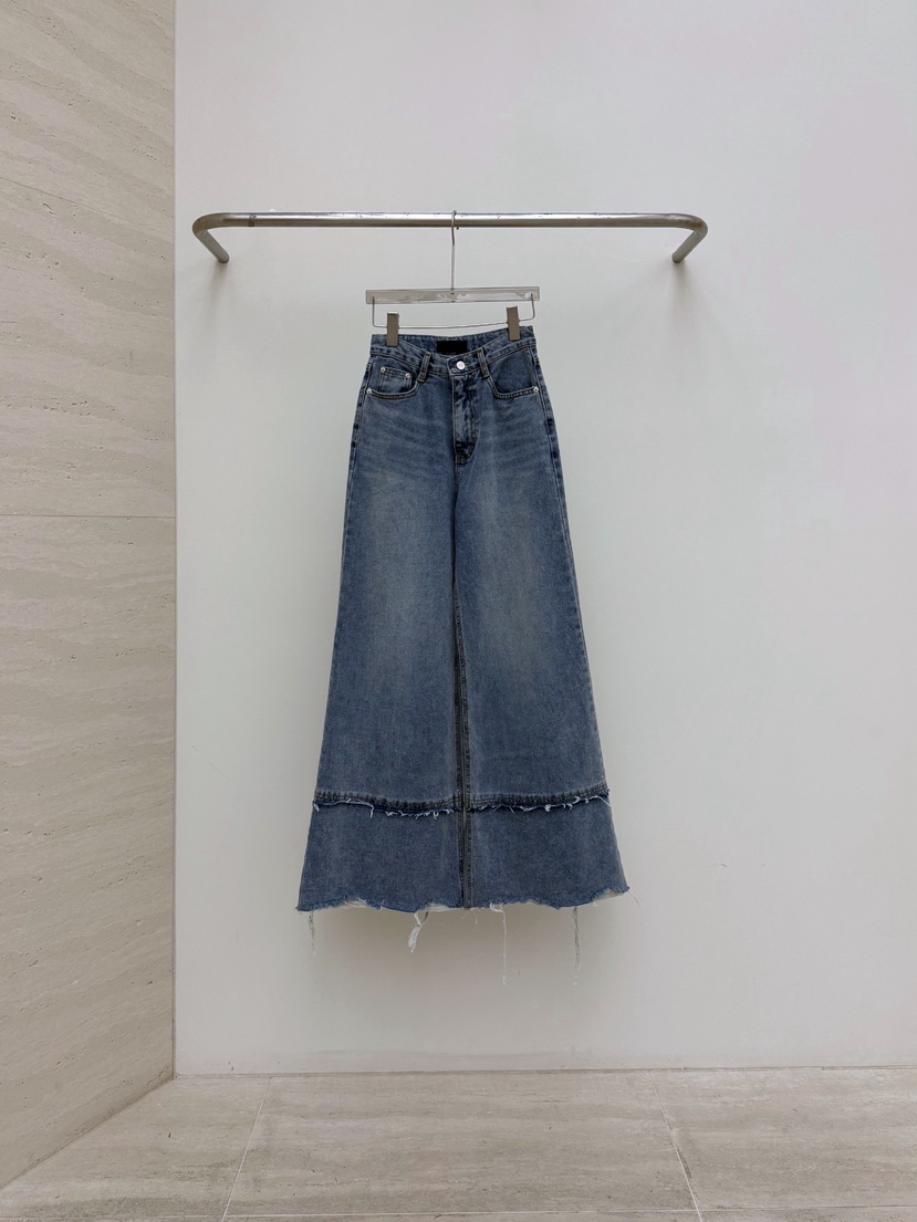 AB韓國直郵㊣女裝新品人氣真品26春夏推薦熱賣職業休閑牛仔褲AB牛仔褲圖色1