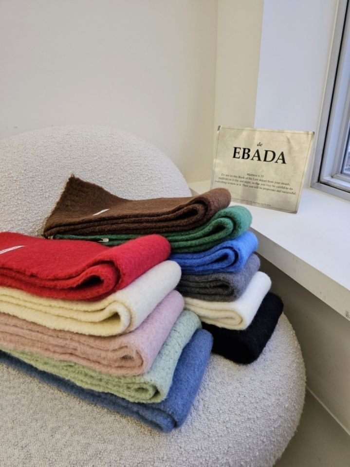 EBADA韓國直郵㊣女士新品熱賣時尚人氣26春夏休閑圍巾披肩棉EBADA圍巾/披肩