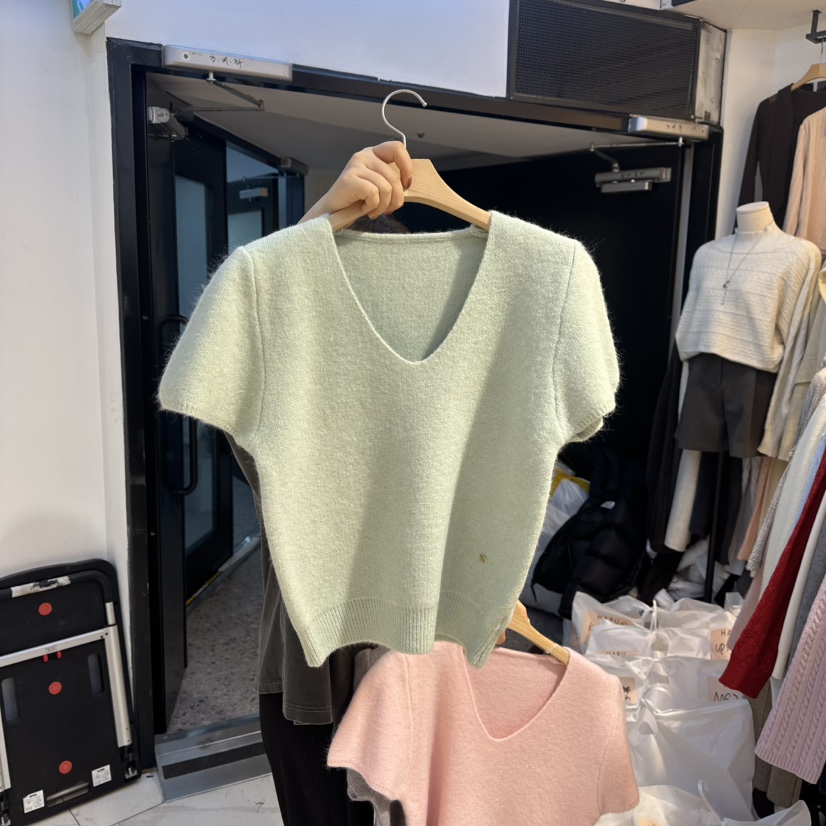 HARU-Q㊣東大門代購女士新品時尚休閑人氣推薦26春夏針織衫HARU-Q針織衫圖色1