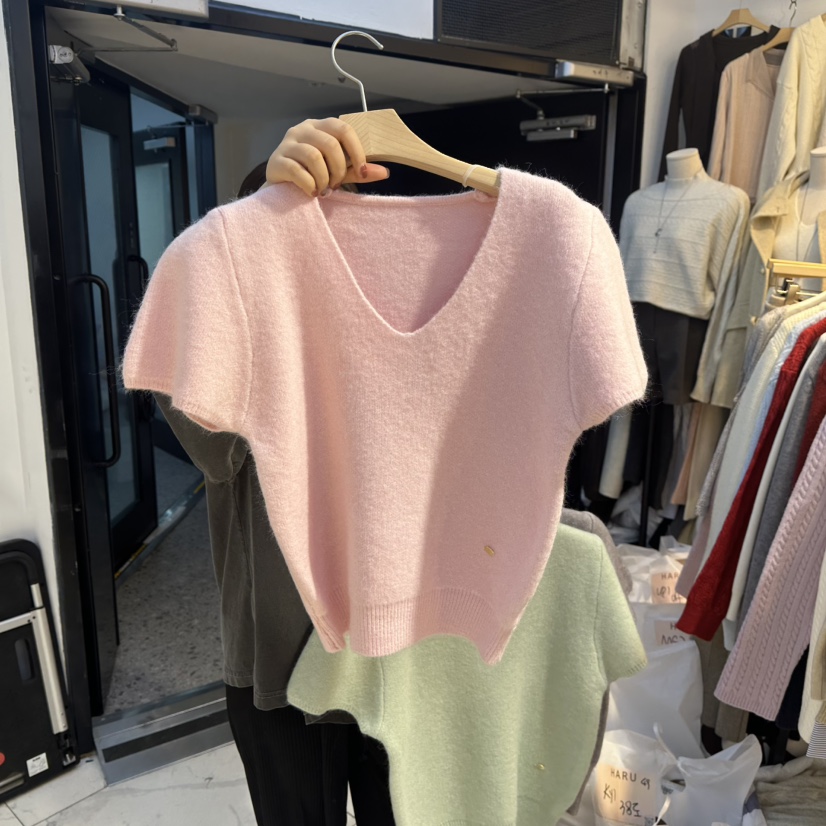 HARU-Q㊣東大門代購女士新品時尚休閑人氣推薦26春夏針織衫HARU-Q針織衫圖色2