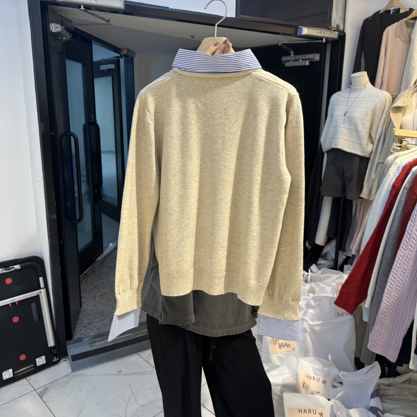 HARU-Q㊣東大門代購女裝新品真品休閑職業推薦人氣時尚針織衫HARU-Q針織衫