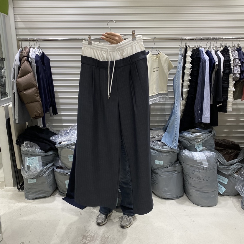 BRICKLANE韓國直郵㊣女裝新品時尚推薦人氣休閑26春夏休閑褲春款BRICKLANE休閑褲圖色1墨色