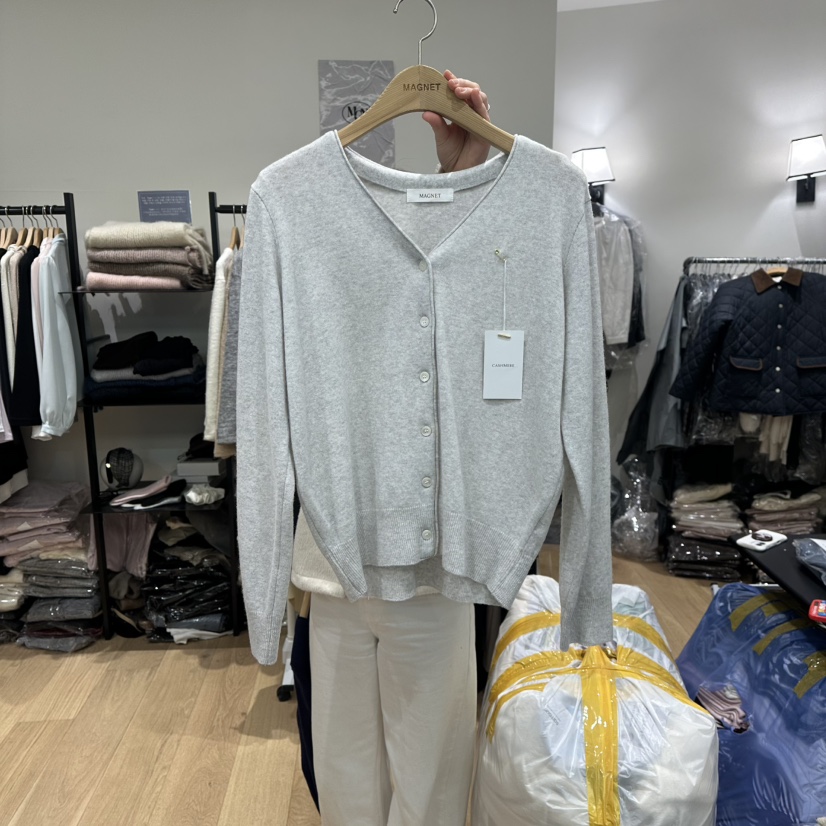 M.G.N㊣東大門代購女士新款真品推薦時尚針織衫V領羊絨春款MAGNET針織衫圖色3