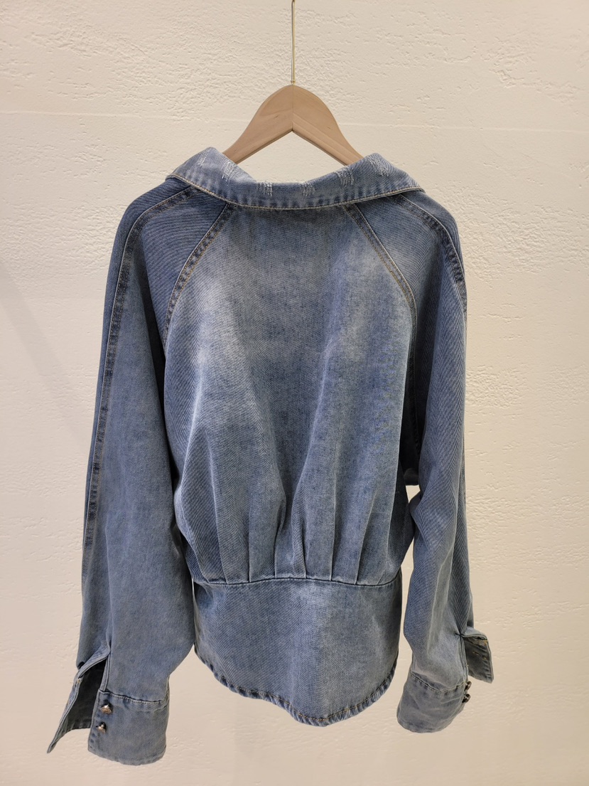 THE OTHER㊣東大門實拍女士新款推薦休閑熱賣襯衫蕾絲衫系帶THE OTHER襯衫/蕾絲衫