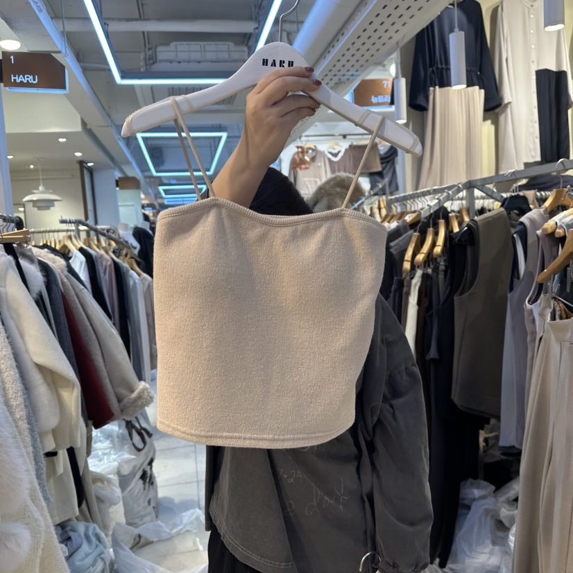 HARU-Q東大門直郵㊣女士新品熱賣推薦時尚真品職業吊帶背心HARU-Q吊帶/背心圖色2