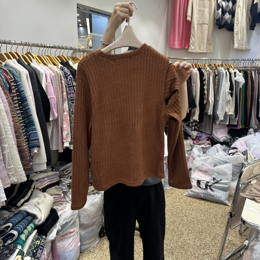 HAPPYBERRY韓國直郵㊣女裝新品職業人氣真品推薦休閑針織衫HAPPYBERRY針織衫