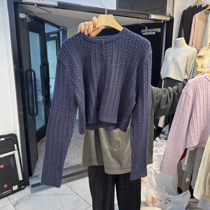 HARU-Q韓國直郵㊣女士新品推薦職業真品休閑26春夏針織衫羊毛衫HARU-Q針織衫圖色3