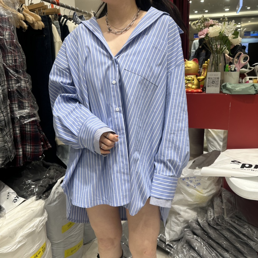 SOLAR韓國代購㊣女士新品人氣26春夏職業真品襯衫蕾絲衫春款SOLAR襯衫/蕾絲衫圖色1