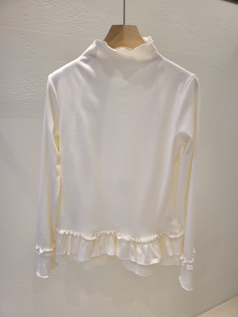 THE OTHER韓國直郵㊣女裝新品26春夏時尚人氣長袖T恤荷葉邊THE OTHER長袖T恤圖色3