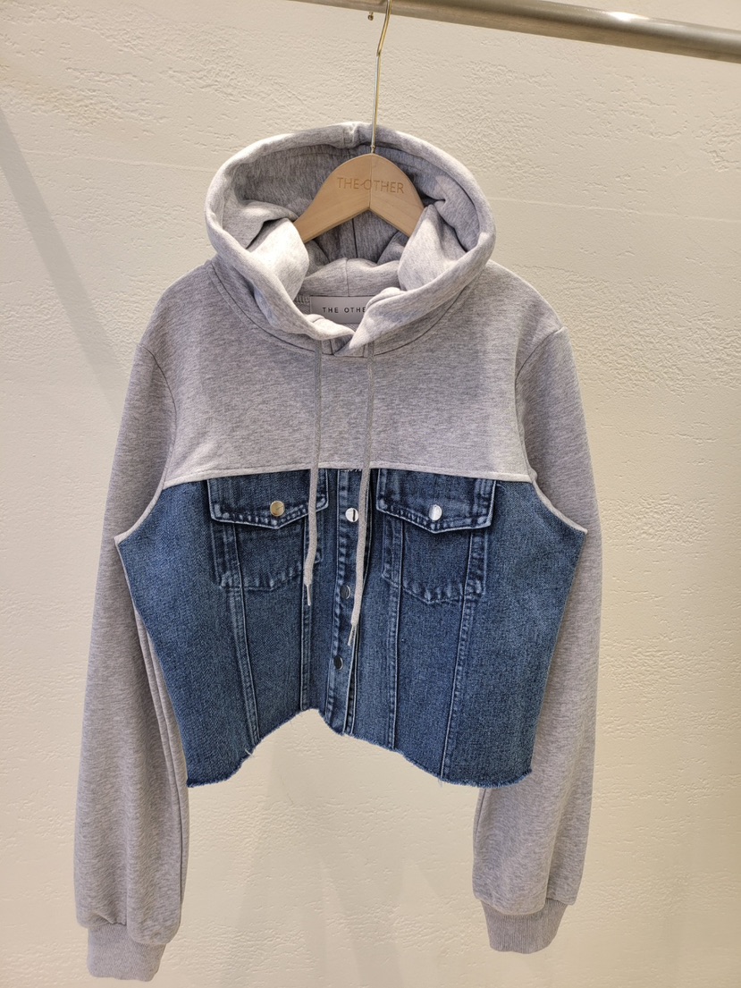 THE OTHER韓國直郵㊣女裝新款時尚職業熱賣休閑衛衣連帽衫THE OTHER衛衣圖色1