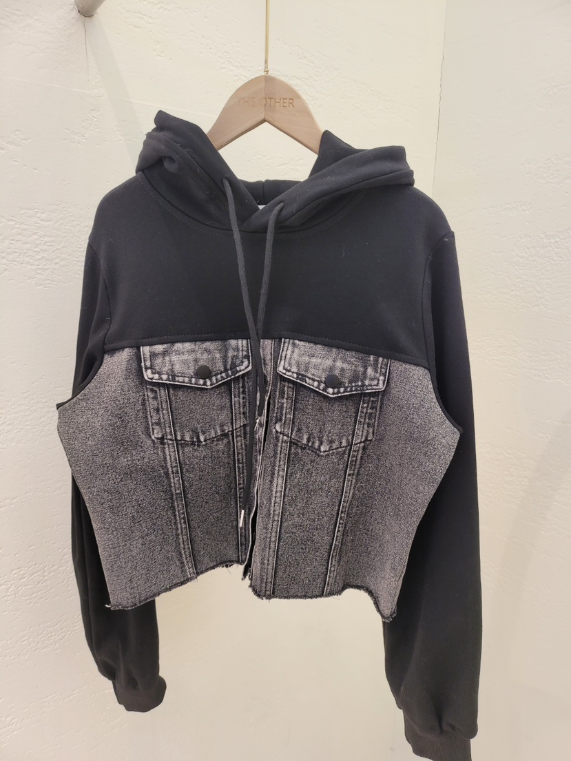 THE OTHER韓國直郵㊣女裝新款時尚職業熱賣休閑衛衣連帽衫THE OTHER衛衣圖色2