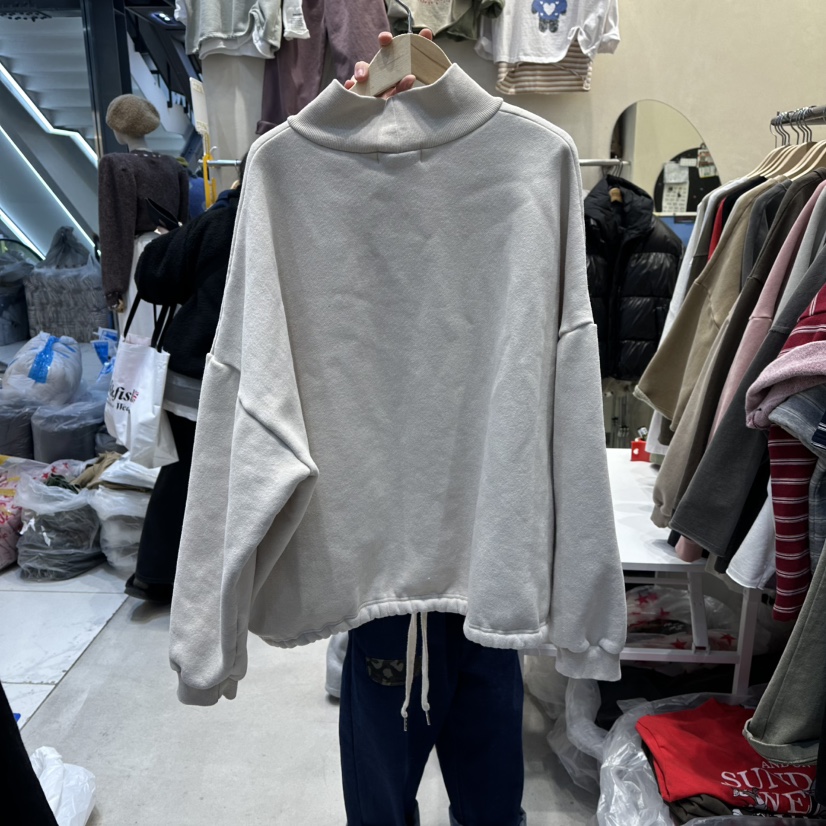 REPLAY㊣東大門代購女裝新品26春夏真品職業衛衣口袋加絨抓絨REPLAY衛衣