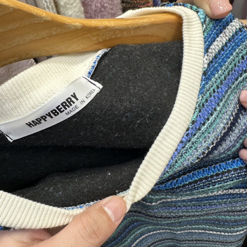 HAPPYBERRY㊣東大門實拍女裝新品休閑人氣職業熱賣26春夏毛衣HAPPYBERRY毛衣