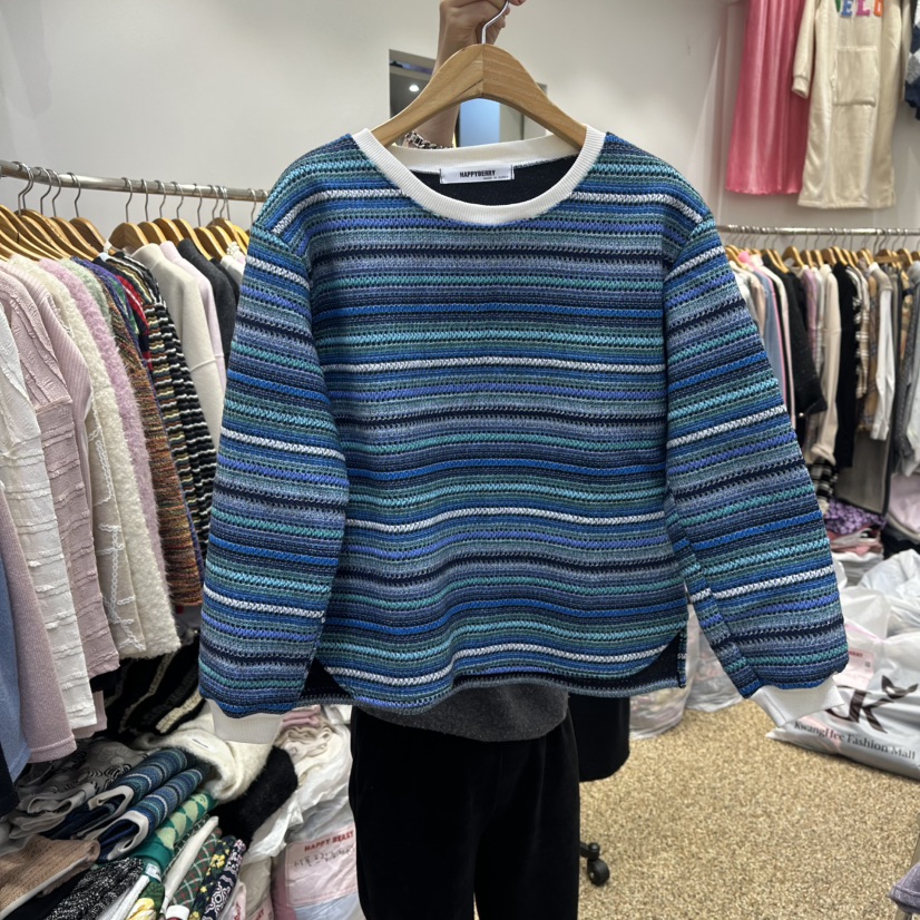 HAPPYBERRY㊣東大門實拍女裝新品休閑人氣職業熱賣26春夏毛衣HAPPYBERRY毛衣圖色1