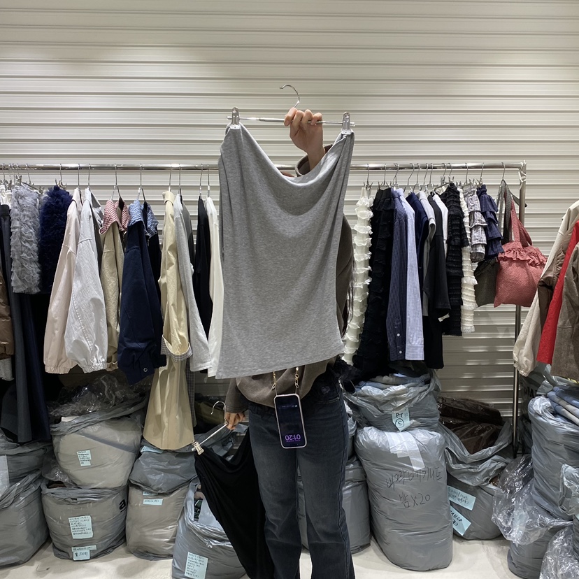 BRICKLANE東大門直郵㊣女裝新款休閑26春夏吊帶背心春款褶皺BRICKLANE吊帶/背心圖色1