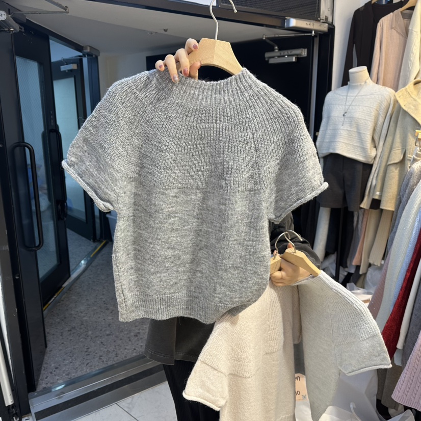 HARU-Q韓國直郵㊣女裝新款真品熱賣時尚休閑推薦26春夏針織衫HARU-Q針織衫圖色2