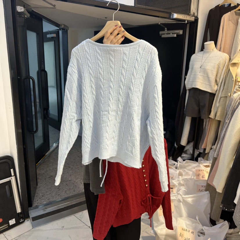 HARU-Q東大門直郵㊣女士新款人氣26春夏職業熱賣針織衫開衫HARU-Q針織衫