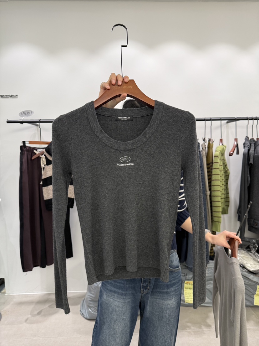 WATERMELON㊣東大門實拍女裝新品26春夏休閑真品熱賣針織衫WATER MELON針織衫圖色1