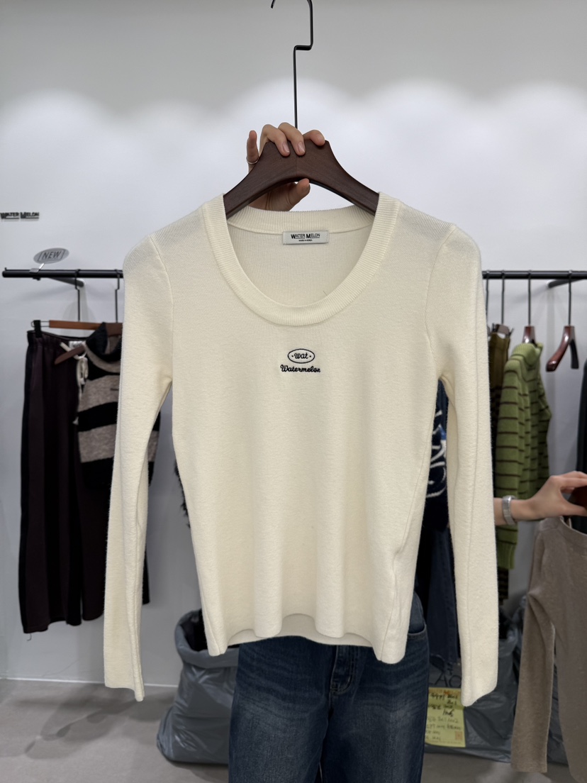 WATERMELON㊣東大門實拍女裝新品26春夏休閑真品熱賣針織衫WATER MELON針織衫圖色2