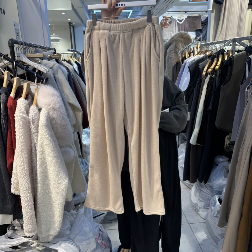 HARU-Q㊣東大門實拍女裝新款人氣推薦時尚26春夏休閑褲褶裥HARU-Q休閑褲圖色2