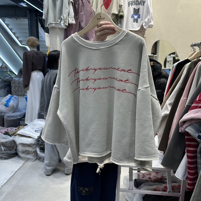 REPLAY㊣東大門代購女士新款職業26春夏休閑人氣熱賣長袖T恤REPLAY長袖T恤圖色1