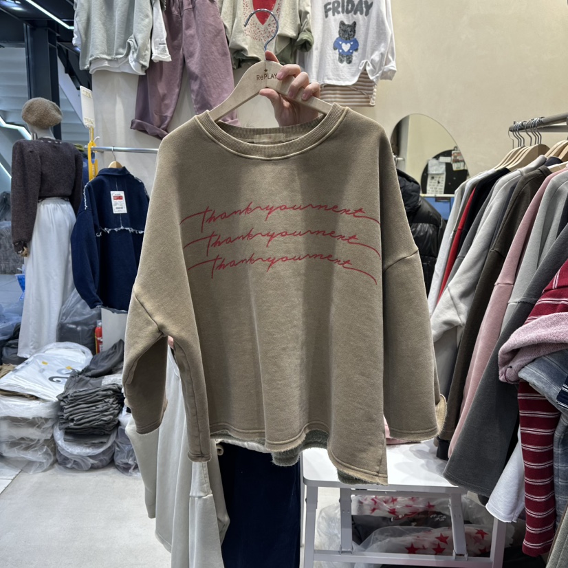 REPLAY㊣東大門代購女士新款職業26春夏休閑人氣熱賣長袖T恤REPLAY長袖T恤圖色2