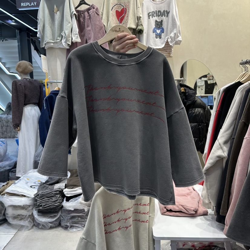 REPLAY㊣東大門代購女士新款職業26春夏休閑人氣熱賣長袖T恤REPLAY長袖T恤圖色3
