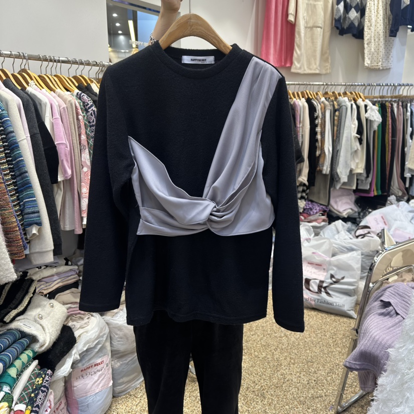 HAPPYBERRY㊣東大門實拍女裝新品熱賣推薦人氣職業26春夏毛衣HAPPYBERRY毛衣圖色3