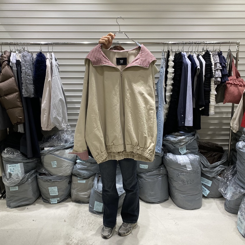 BRICKLANE㊣東大門代購女裝新款人氣26春夏時尚夾克春款格子BRICKLANE夾克圖色1