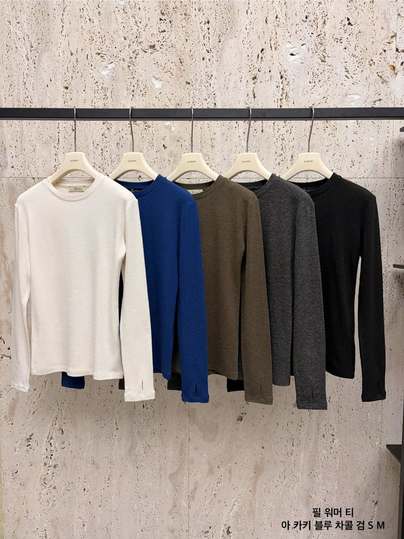 BLOSSOM韓國代購㊣女士新品熱賣時尚人氣職業真品26春夏長袖T恤BLOSSOM長袖T恤