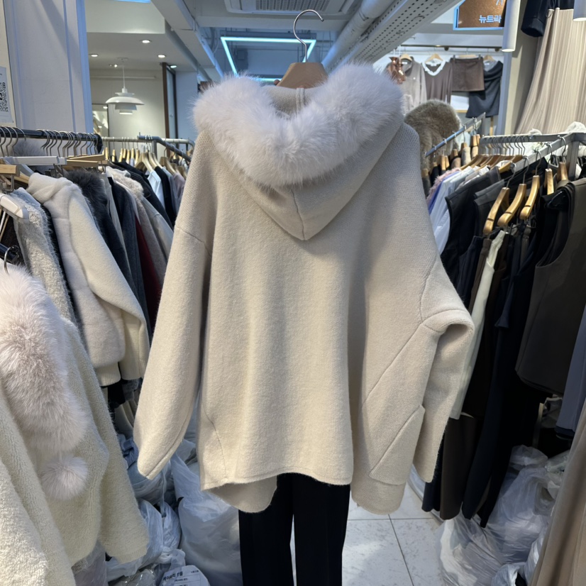 HARU-Q韓國直郵㊣女裝新款真品休閑時尚熱賣職業推薦毛衣連帽HARU-Q毛衣