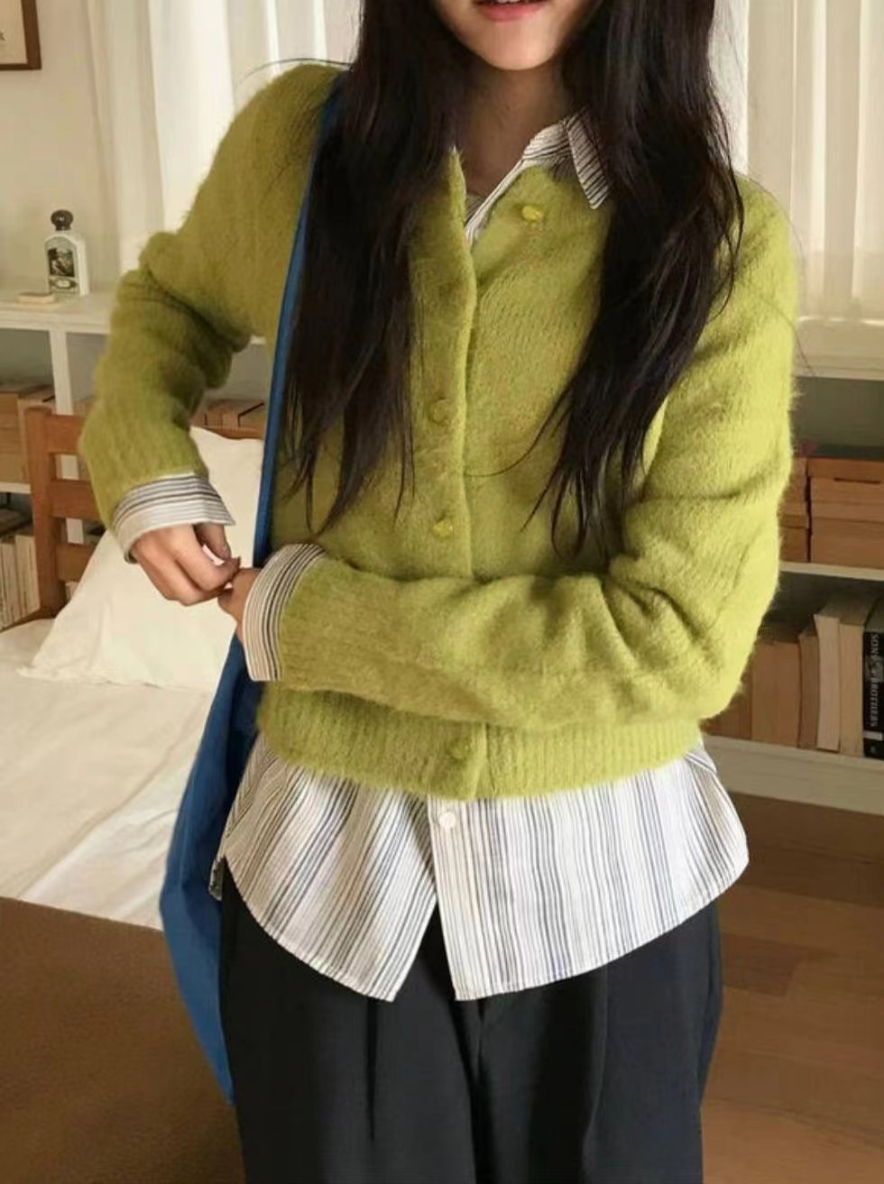 GAMGAK㊣東大門實拍女士新品26春夏推薦真品時尚針織衫羊毛GAMGAK針織衫