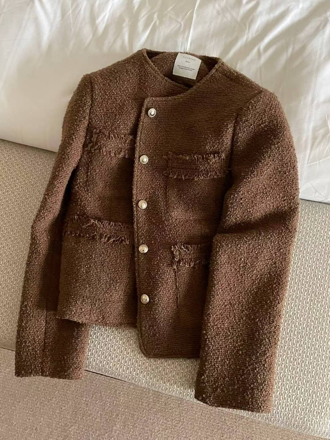 FLUTTER韓國代購㊣女士新款人氣推薦26春夏時尚熱賣休閑夾克FLUTTER/INOUF夾克