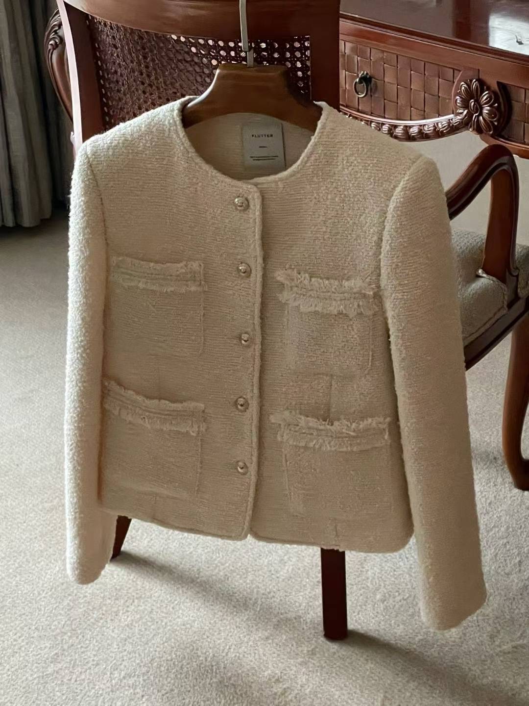 FLUTTER韓國代購㊣女士新款人氣推薦26春夏時尚熱賣休閑夾克FLUTTER/INOUF夾克圖色1