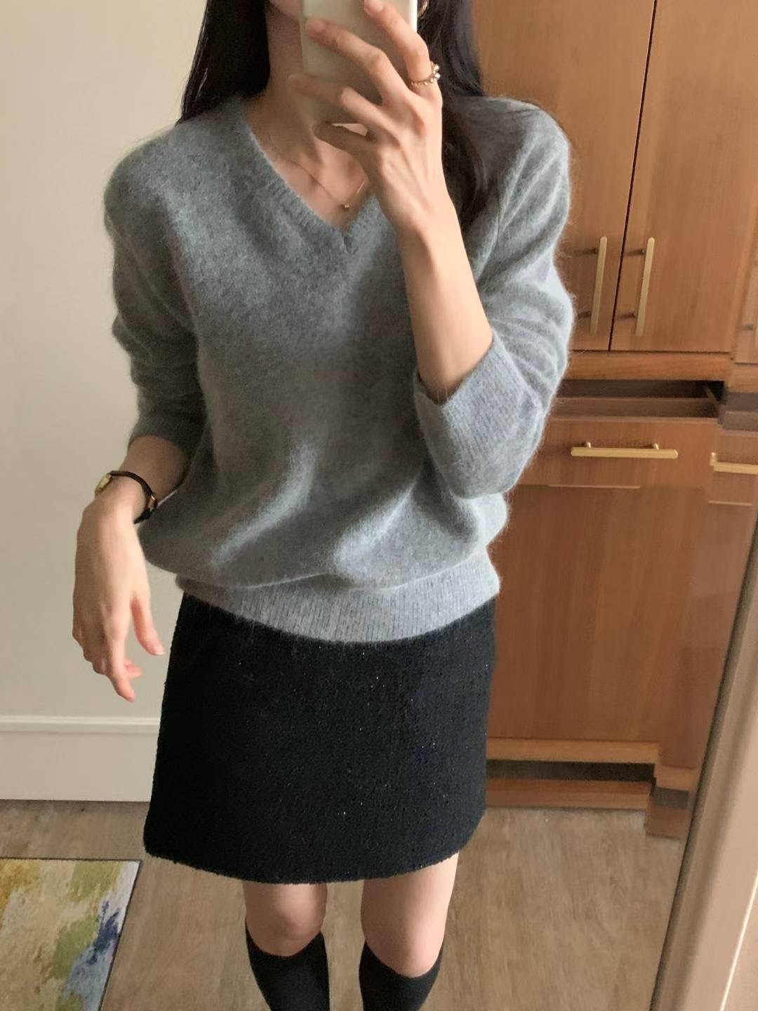 FLUTTER㊣東大門代購女士新品推薦職業人氣真品26春夏針織衫FLUTTER/INOUF針織衫