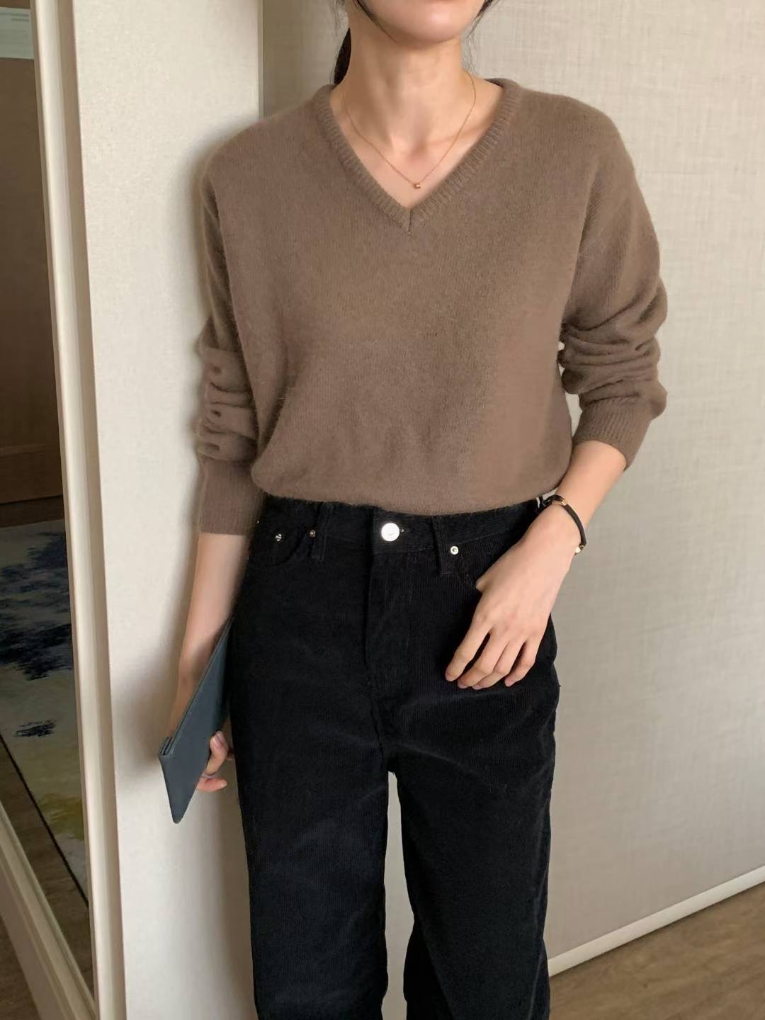 FLUTTER㊣東大門代購女士新品推薦職業人氣真品26春夏針織衫FLUTTER/INOUF針織衫