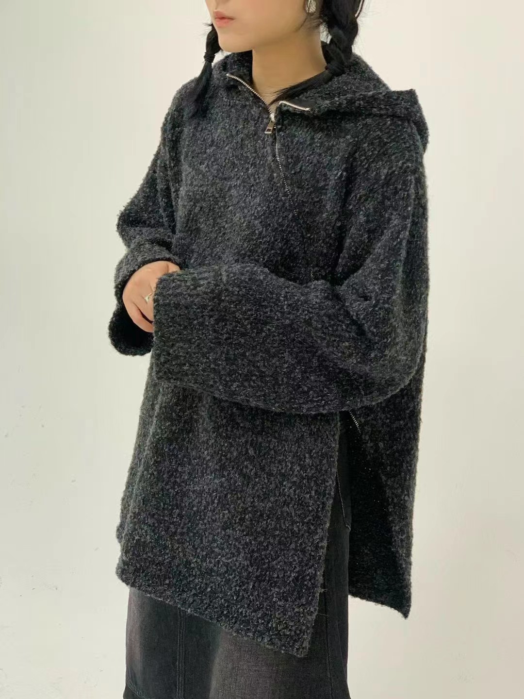 PRANA/CLOTHINK韓國直郵㊣女裝新品26春夏推薦職業時尚針織衫PRANA/CLOTHINK針織衫圖色1