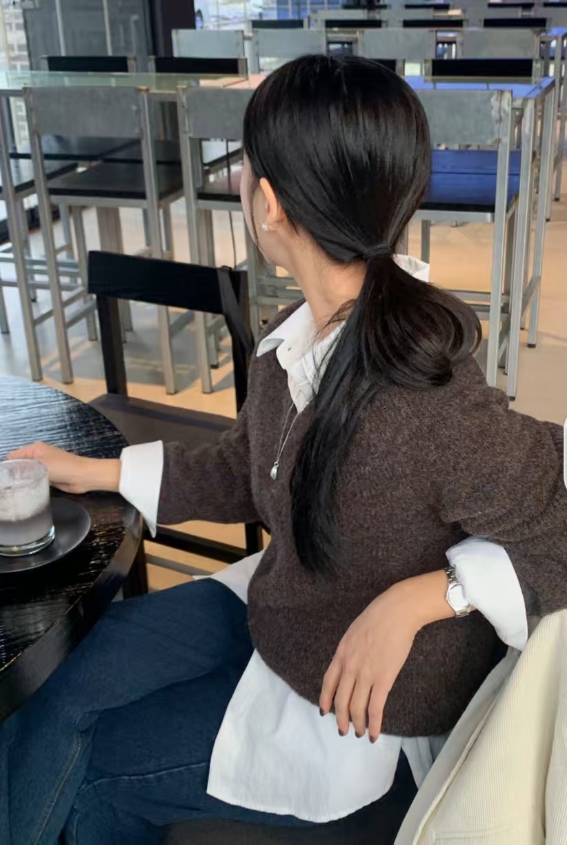 REMUTE韓國代購㊣女士新款職業人氣休閑推薦26春夏時尚針織衫REMUTE針織衫