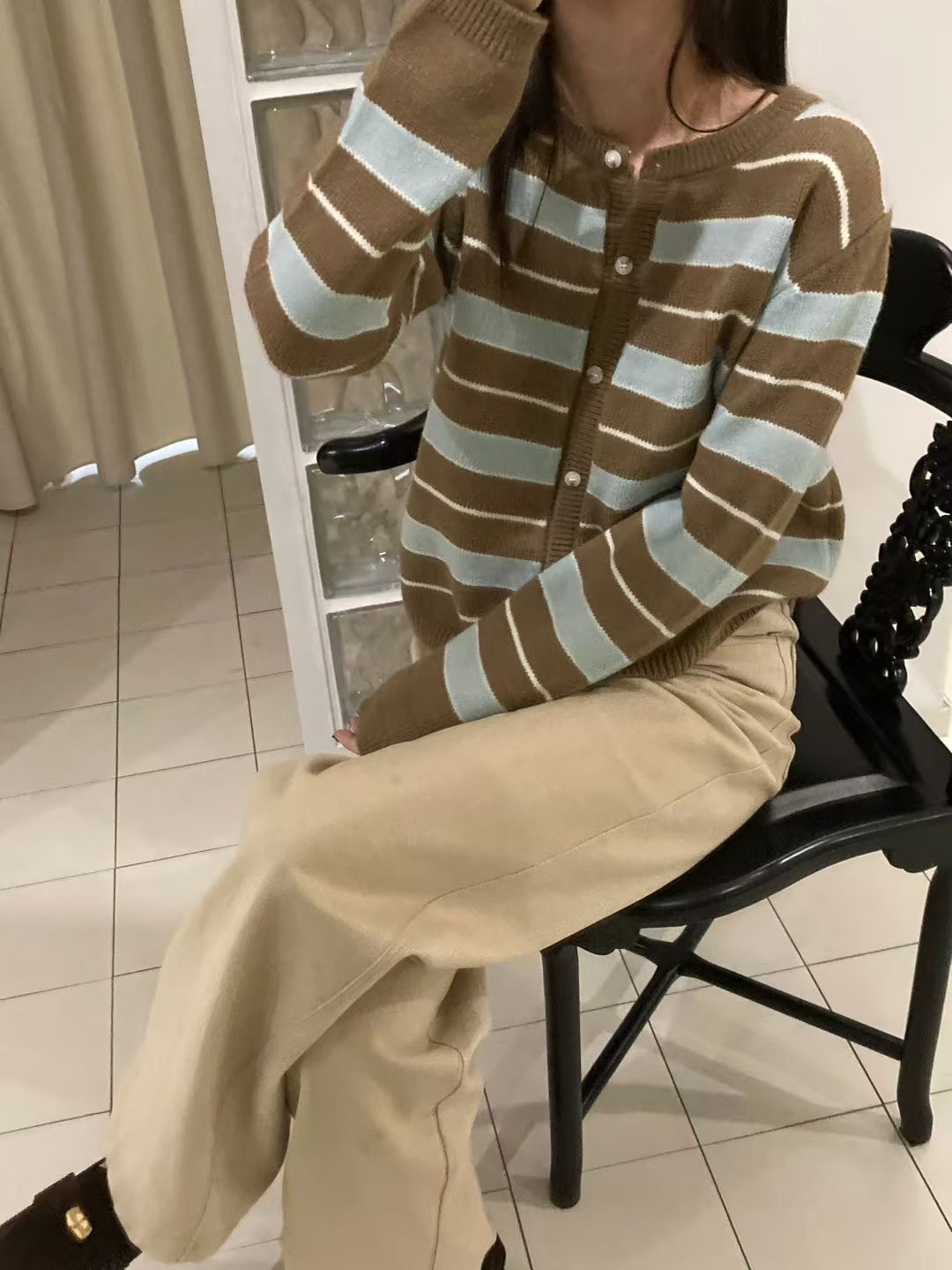 ANNIV-D㊣東大門代購女裝新品真品推薦26春夏人氣休閑針織衫ANNIV-D針織衫圖色2