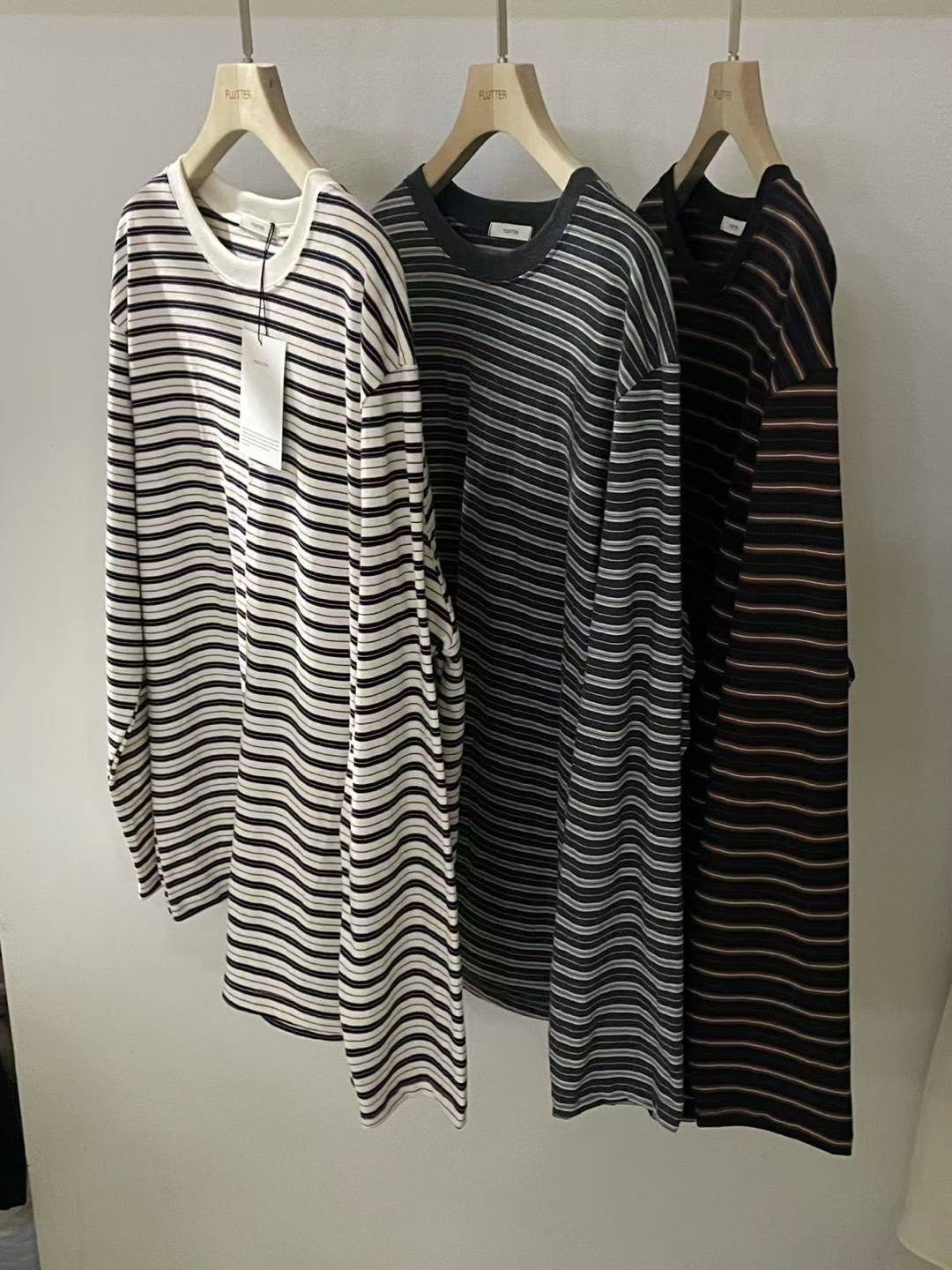 FLUTTER㊣東大門代購女裝新款26春夏推薦熱賣人氣真品長袖T恤FLUTTER/INOUF長袖T恤圖色3左三色