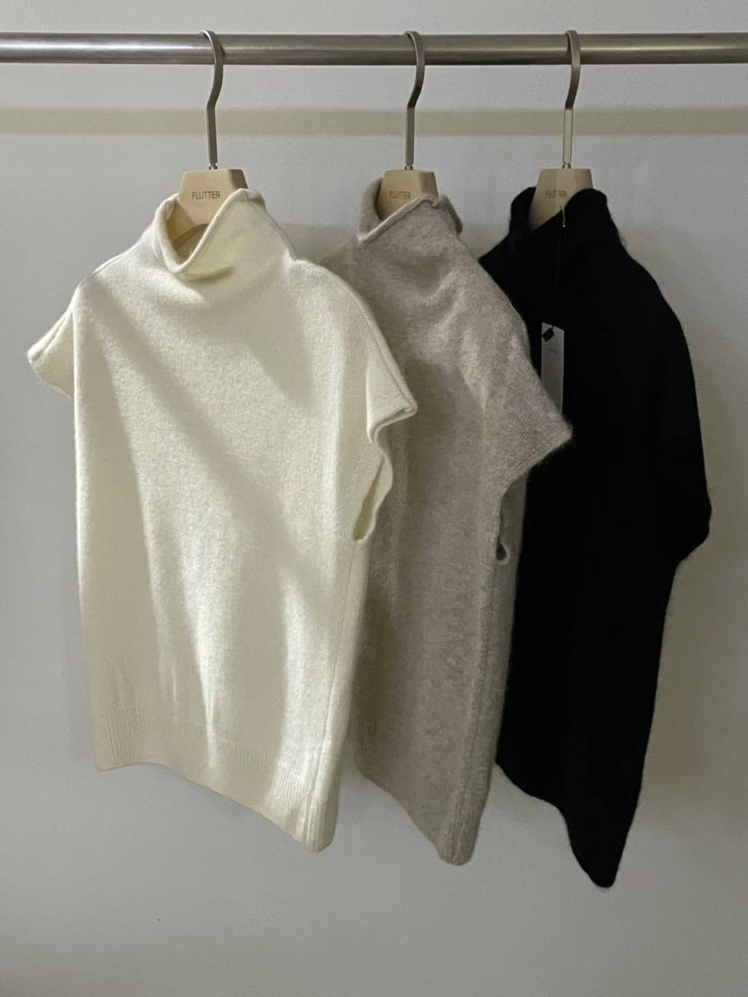 FLUTTER㊣東大門代購女士新款真品26春夏時尚職業熱賣針織衫FLUTTER/INOUF針織衫圖色3左三色