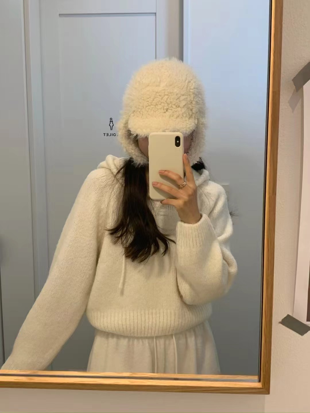 LITER㊣東大門代購女士新款推薦熱賣針織衫連帽針織衫羊駝毛LITER針織衫圖色1