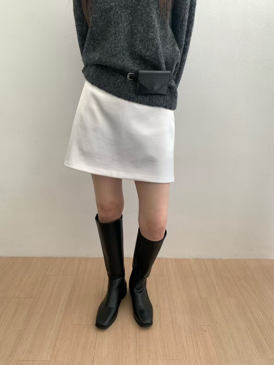 REMUTE韓國直郵㊣女士新品職業休閑人氣推薦時尚26春夏短裙REMUTE短裙