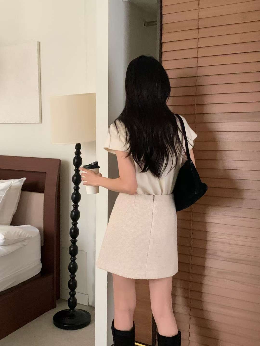 FLUTTER東大門直郵㊣女裝新品26春夏休閑時尚熱賣職業真品短裙FLUTTER/INOUF短裙