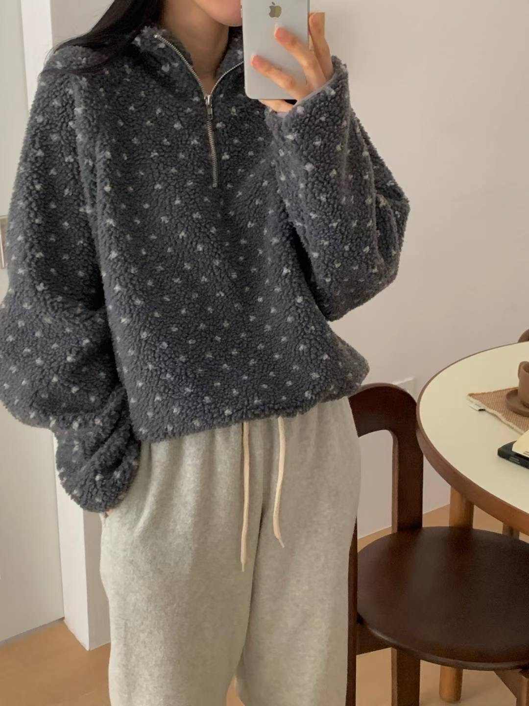 FLUTTER東大門直郵㊣女裝新品休閑推薦真品職業熱賣人氣衛衣FLUTTER/INOUF衛衣圖色2