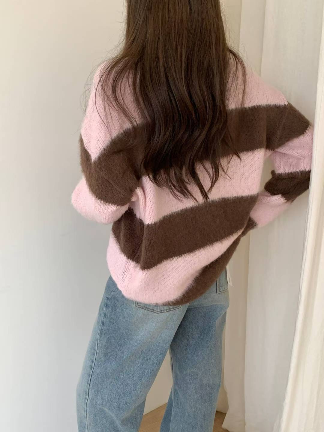 FLUTTER東大門㊣代購女士新款25秋冬熱賣人氣時尚針織衫羊駝毛FLUTTER/INOUF針織衫