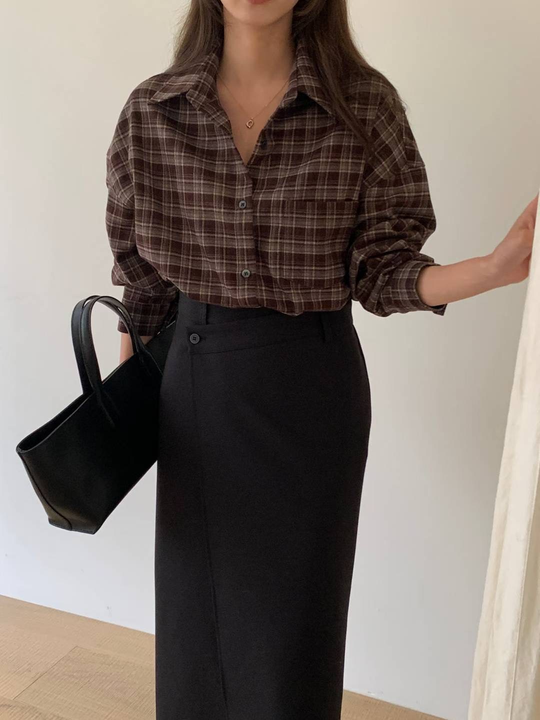 FLUTTER韓國直郵㊣女士新款25秋冬時尚職業休閑推薦襯衫蕾絲衫FLUTTER/INOUF襯衫/蕾絲衫