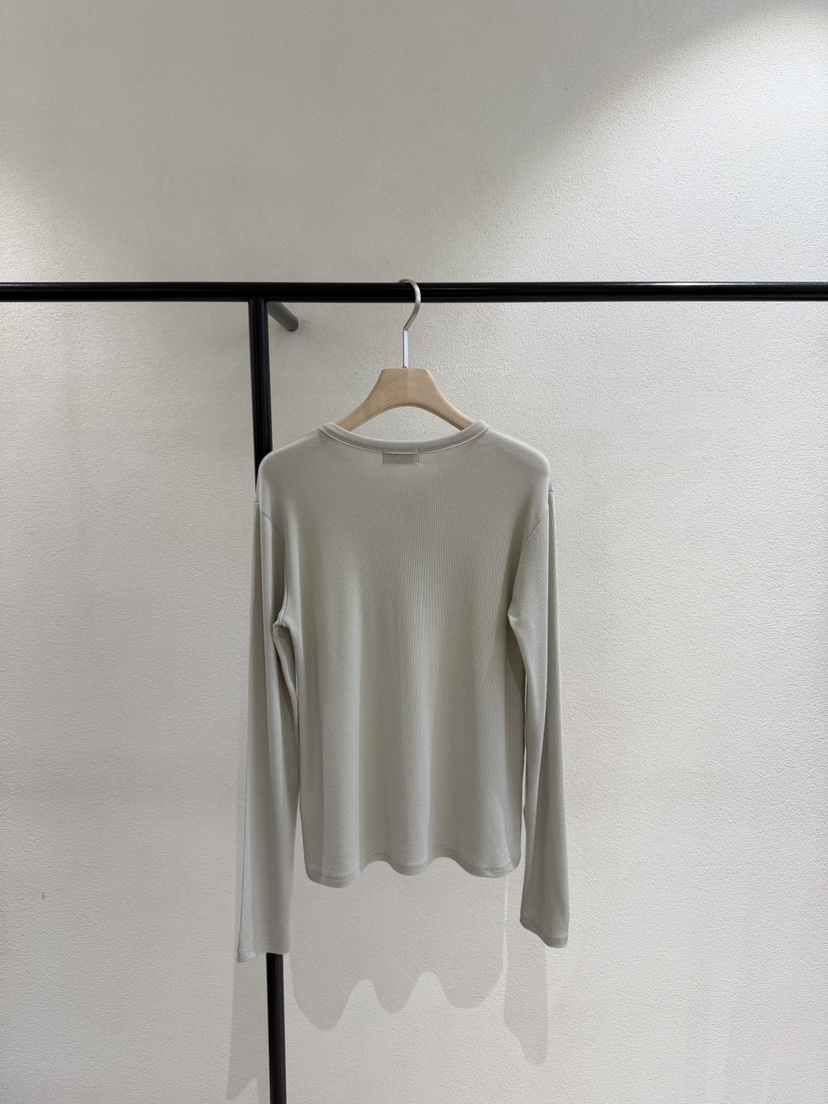 POSTMODERN韓國直郵㊣女裝新品職業人氣長袖T恤天絲春款紐扣POSTMODERN長袖T恤